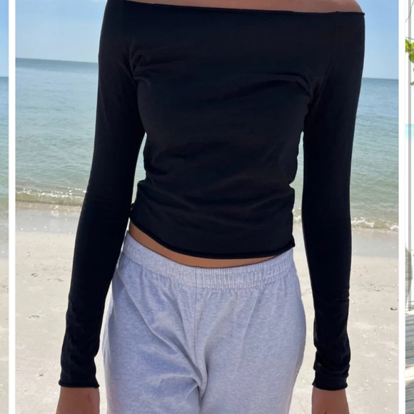 Brandy Melville Tops - Brandy Melville off the shoulder long sleeve